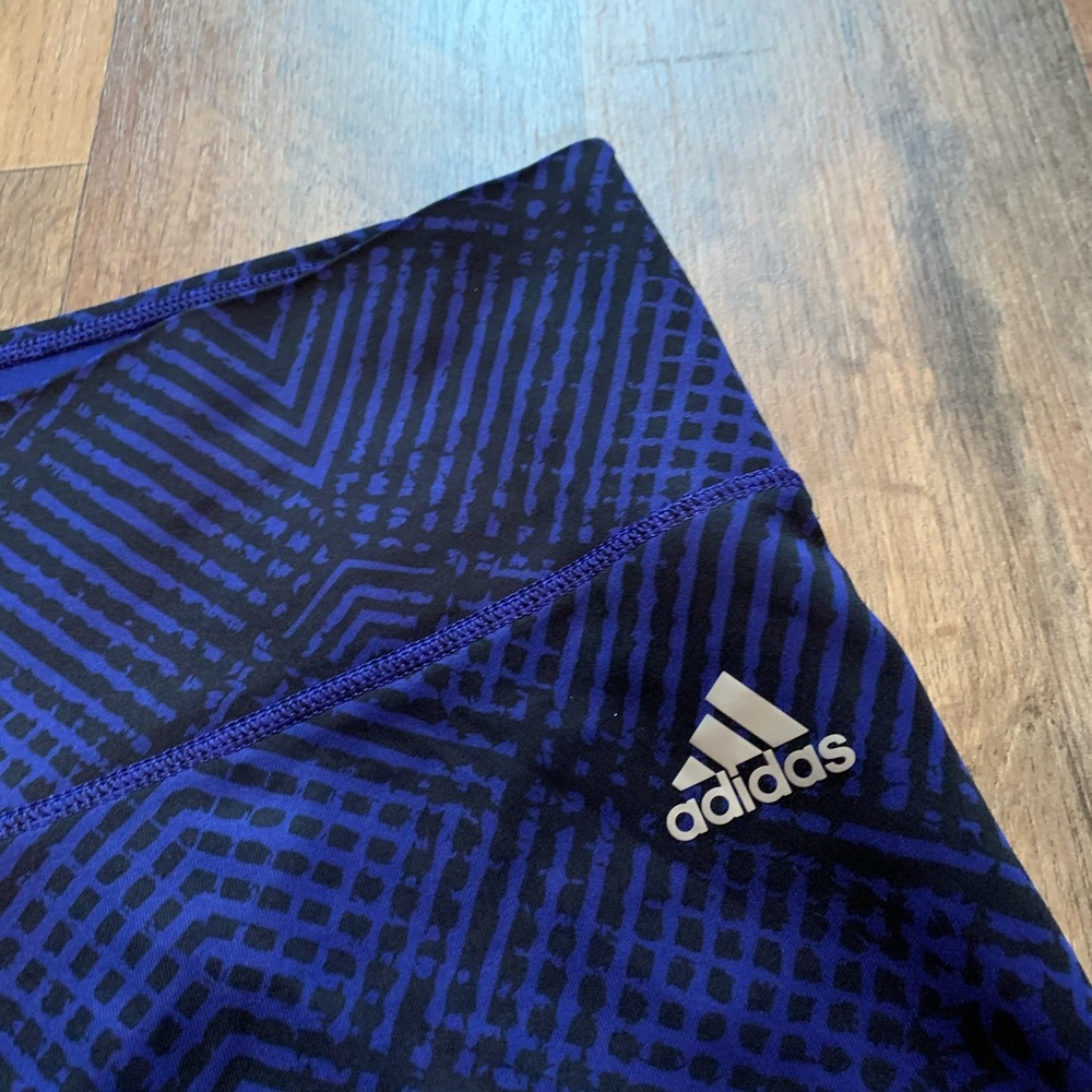 Adidas Patterned Climate Athletic Workout Capri P… - image 8